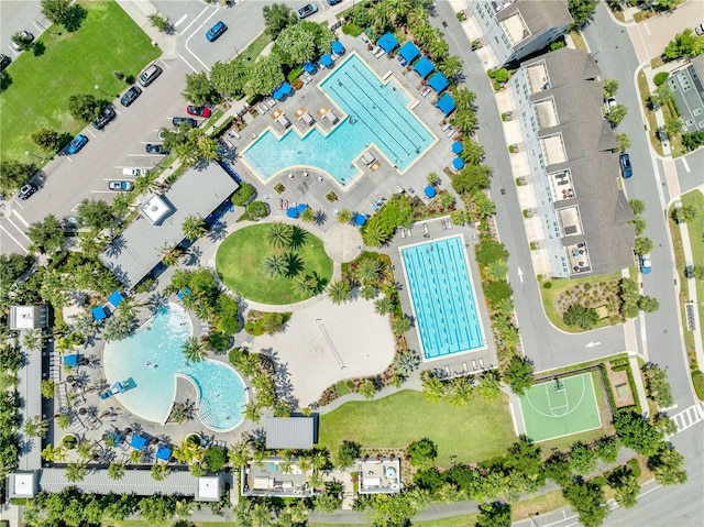 9121 Laureate Blvd, Orlando, FL 32827 - drone / aerial view of a pool area