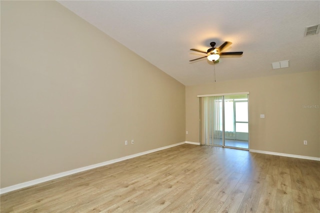 1749 Christina Lee Ln, Saint Cloud, FL 34769 - empty room featuring a ceiling fan and light wood finished floors