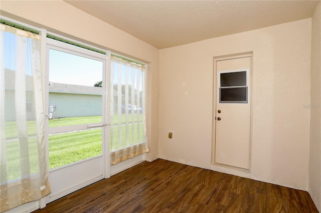 1749 Christina Lee Ln, Saint Cloud, FL 34769 - spare room featuring dark wood-type flooring and a textured ceiling