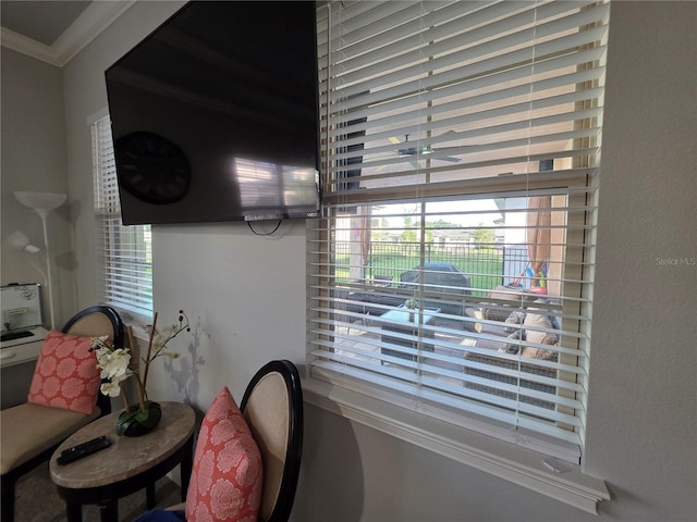 2853 Willowseed Ln, Saint Cloud, FL 34772 - detailed view of ornamental molding and a ceiling fan