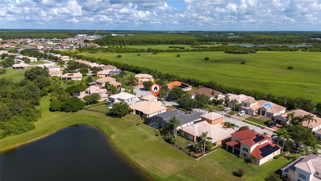 1950 Windward Oaks Ct, Kissimmee, FL 34746 - aerial view of residential area with a nearby body of water