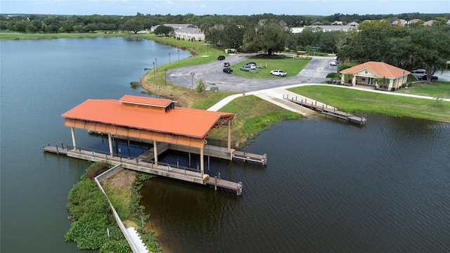1950 Windward Oaks Ct, Kissimmee, FL 34746 - dock featuring a water view and a boat ramp