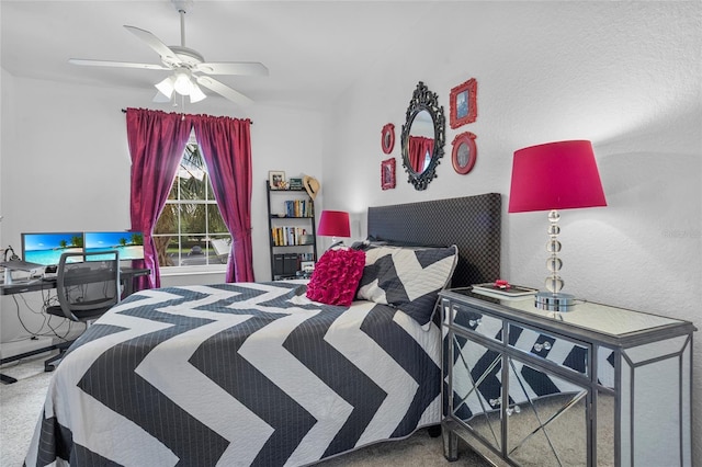 1351 Venezia Ct Unit 201, Davenport, FL 33896 - bedroom with carpet and a ceiling fan