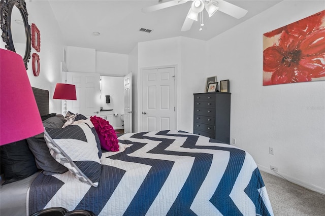 1351 Venezia Ct Unit 201, Davenport, FL 33896 - bedroom featuring carpet flooring and a ceiling fan