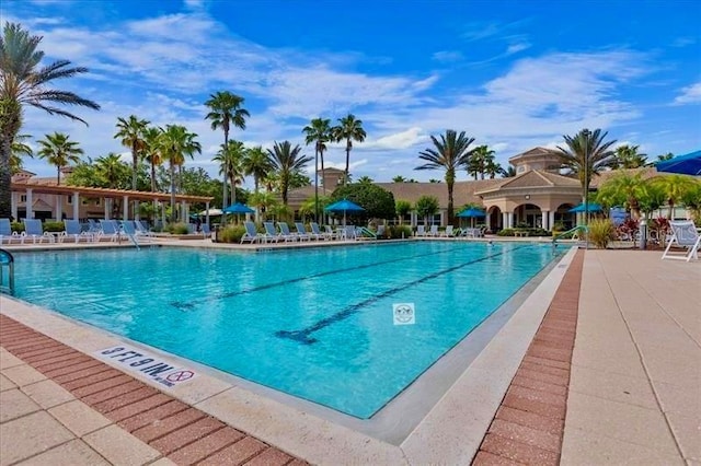 1351 Venezia Ct Unit 201, Davenport, FL 33896 - community pool with a patio area