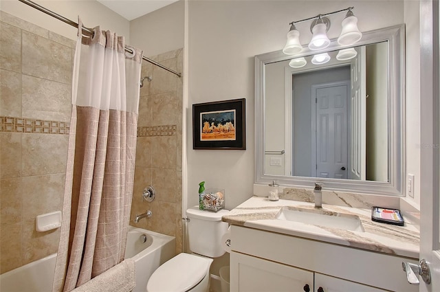 17109 Kenton Ter, Bradenton, FL 34202 - bathroom with shower / bathtub combination with curtain and vanity