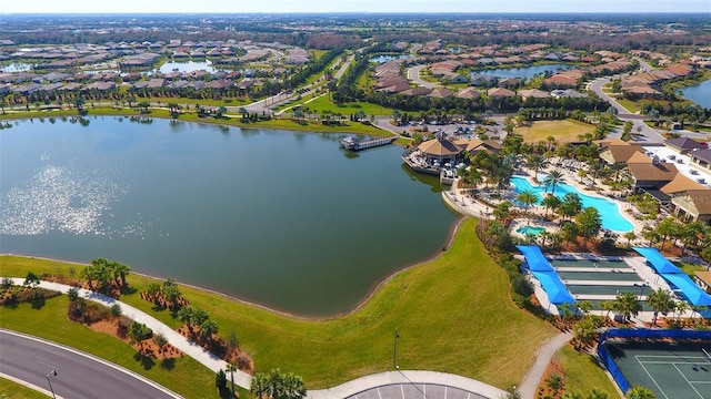 17109 Kenton Ter, Bradenton, FL 34202 - aerial view of residential area featuring a nearby body of water