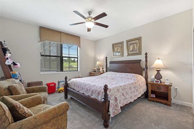 1452 Mickelson Ct, Davenport, FL 33896 - carpeted bedroom featuring baseboards and a ceiling fan
