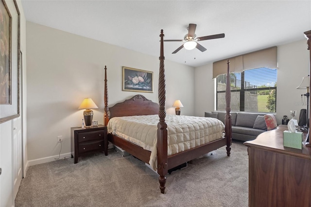1452 Mickelson Ct, Davenport, FL 33896 - bedroom featuring light carpet and a ceiling fan