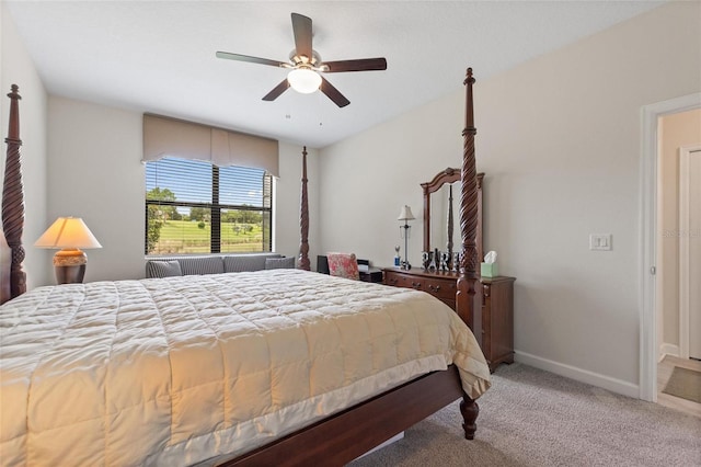 1452 Mickelson Ct, Davenport, FL 33896 - bedroom with light carpet and a ceiling fan