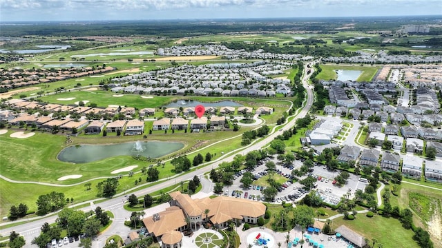 1452 Mickelson Ct, Davenport, FL 33896 - aerial overview of property's location featuring a large body of water, nearby suburban area, and a local golf course
