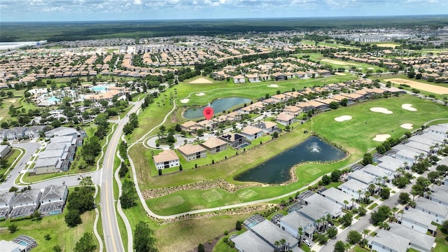 1452 Mickelson Ct, Davenport, FL 33896 - aerial view of property and surrounding area with a nearby body of water and nearby suburban area