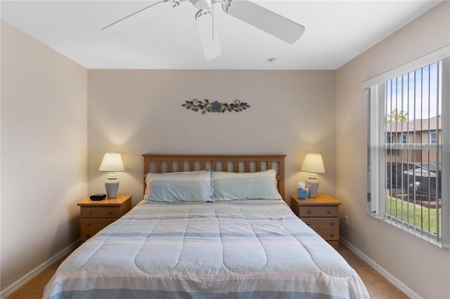 2708 Camaro Dr, Kissimmee, FL 34746 - carpeted bedroom featuring baseboards and a ceiling fan