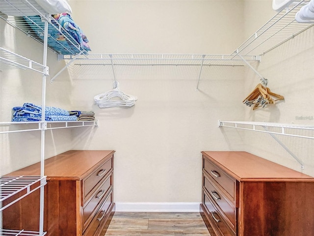 1361 Tuscan Ter Unit 7303, Davenport, FL 33896 - walk in closet featuring light wood-style flooring