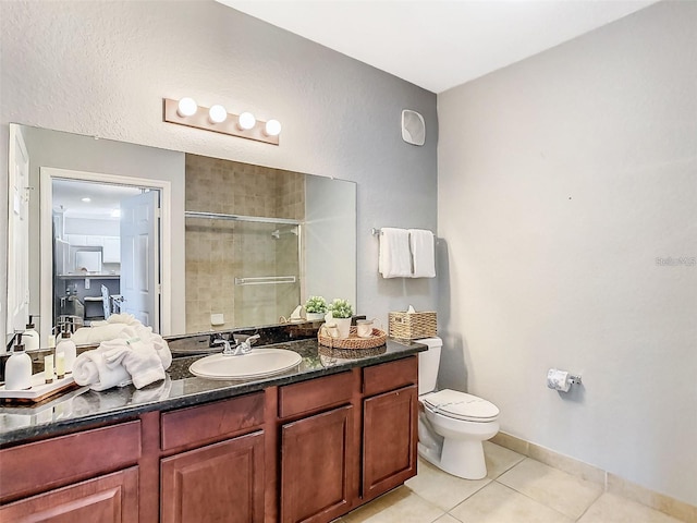 1361 Tuscan Ter Unit 7303, Davenport, FL 33896 - full bathroom featuring tile patterned flooring, a tile shower, and vanity