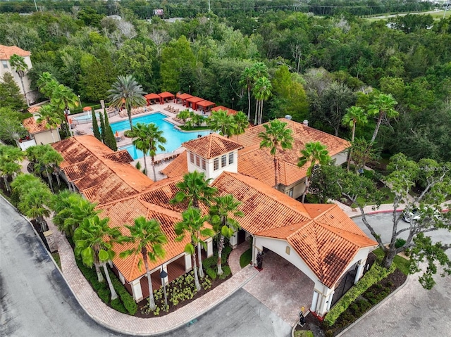 1361 Tuscan Ter Unit 7303, Davenport, FL 33896 - bird's eye view of a pool