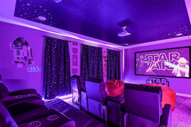 4547 Narrative Ln, Kissimmee, FL 34746 - cinema room featuring carpet flooring