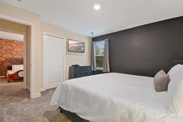 4547 Narrative Ln, Kissimmee, FL 34746 - carpeted bedroom with a closet and baseboards