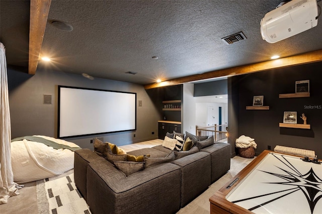 9352 Santorini Dr, Orlando, FL 32827 - home theater with a textured ceiling