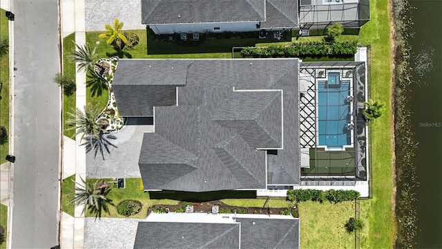 9352 Santorini Dr, Orlando, FL 32827 - aerial view of property and surrounding area with a pool
