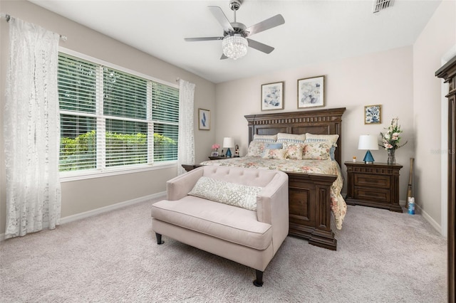 3837 Carrick Bend Dr, Kissimmee, FL 34746 - carpeted bedroom with baseboards and a ceiling fan