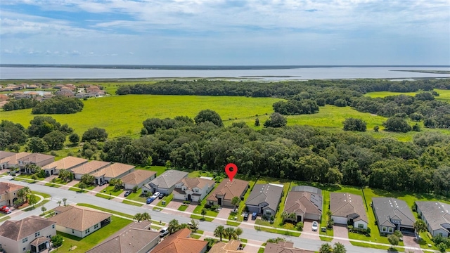 3837 Carrick Bend Dr, Kissimmee, FL 34746 - aerial perspective of suburban area featuring a large body of water