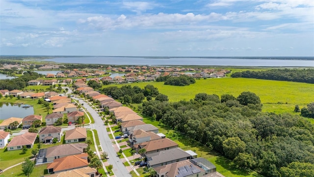 3837 Carrick Bend Dr, Kissimmee, FL 34746 - aerial view of residential area with a large body of water