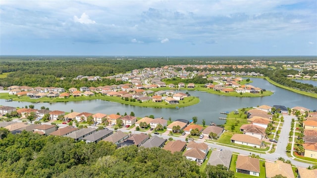 3837 Carrick Bend Dr, Kissimmee, FL 34746 - aerial view of property's location featuring nearby suburban area and a nearby body of water