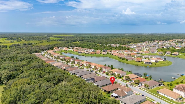 3837 Carrick Bend Dr, Kissimmee, FL 34746 - aerial view of residential area with a large body of water