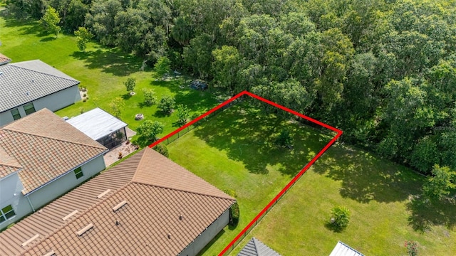3837 Carrick Bend Dr, Kissimmee, FL 34746 - aerial overview of property's location with property parcel outlined