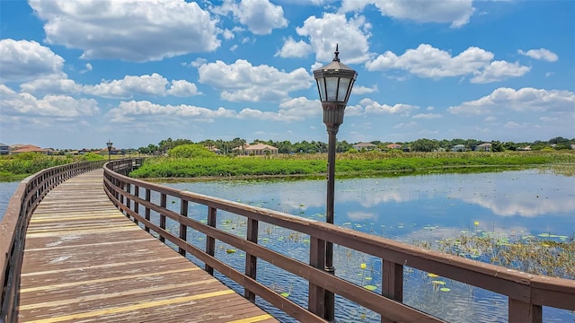 3837 Carrick Bend Dr, Kissimmee, FL 34746 - dock area with a water view