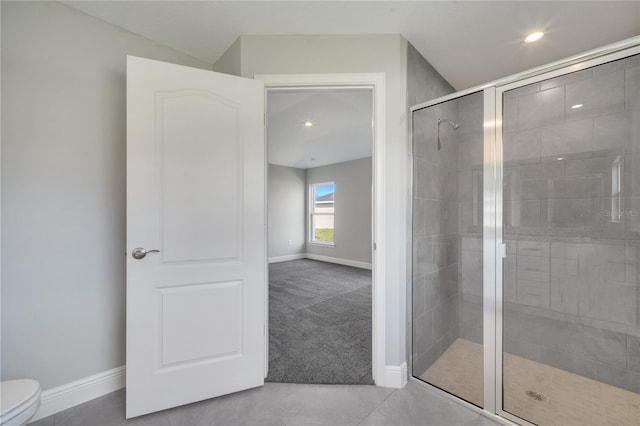 549 Viceroy Ct, Kissimmee, FL 34758 - full bath featuring a stall shower, recessed lighting, and tile patterned floors