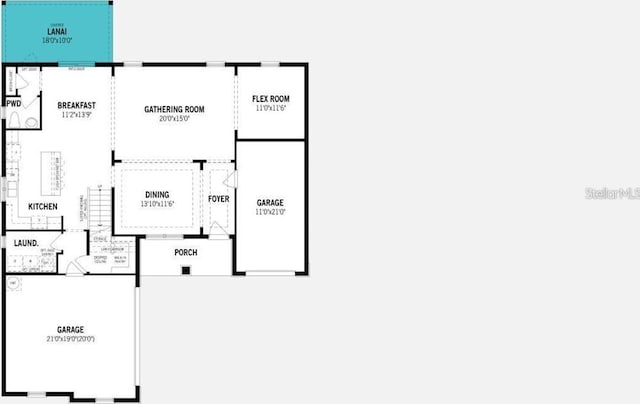 3252 Jackson Bluff Way, Clermont, FL 34711 - view of floor plan / room layout
