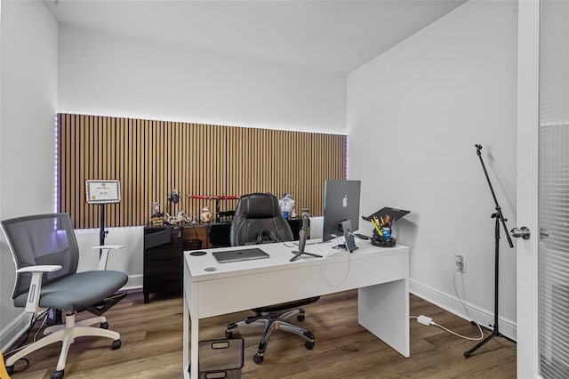 3252 Jackson Bluff Way, Clermont, FL 34711 - office featuring wood finished floors and baseboards