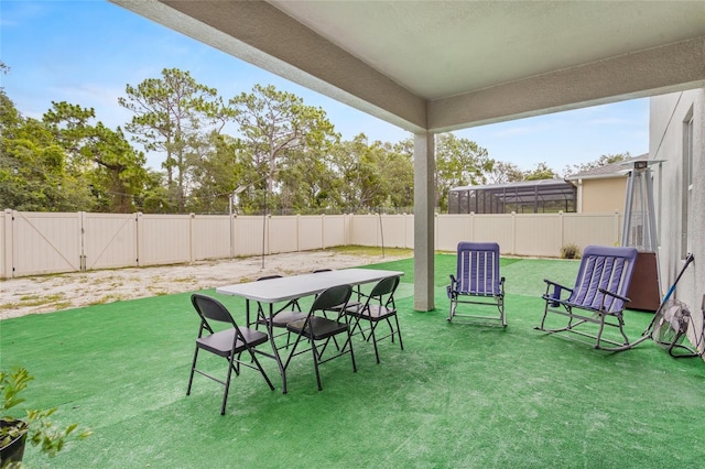 3252 Jackson Bluff Way, Clermont, FL 34711 - view of fenced backyard