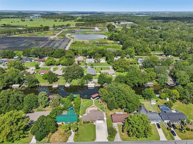 27805 Lois Dr, Tavares, FL 32778 - aerial view of property and surrounding area with a nearby body of water and nearby suburban area