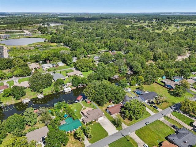 27805 Lois Dr, Tavares, FL 32778 - aerial perspective of suburban area with a nearby body of water