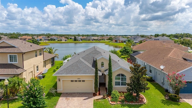 2823 Sail Breeze Way, Kissimmee, FL 34744 - aerial perspective of suburban area with a nearby body of water
