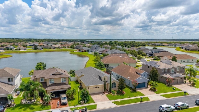 2823 Sail Breeze Way, Kissimmee, FL 34744 - aerial view of residential area with a large body of water