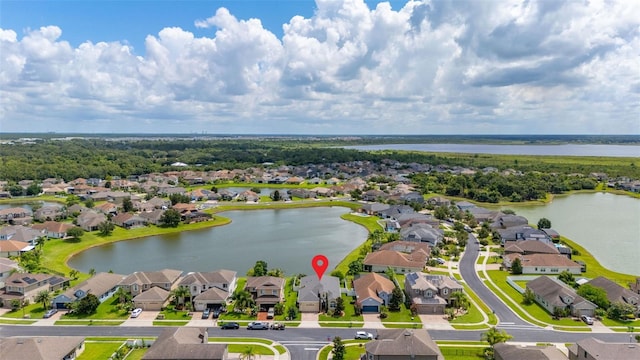 2823 Sail Breeze Way, Kissimmee, FL 34744 - aerial view of residential area featuring a nearby body of water