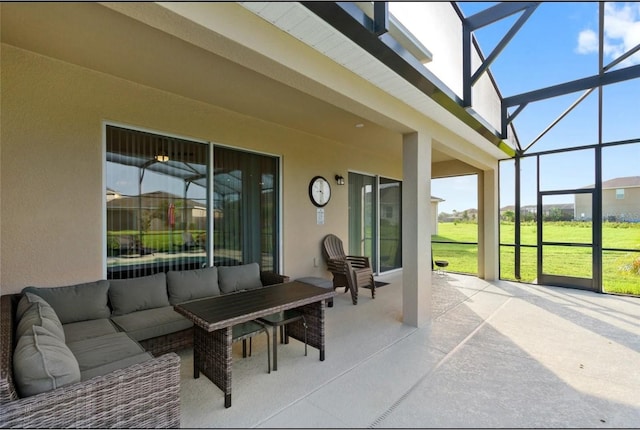 2231 Crofton Springs Ct, Davenport, FL 33837 - sunroom / solarium with outdoor lounge area