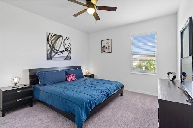 2231 Crofton Springs Ct, Davenport, FL 33837 - carpeted bedroom with baseboards and ceiling fan