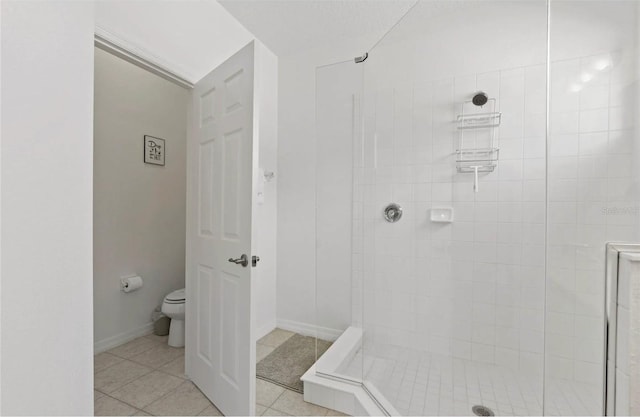 2231 Crofton Springs Ct, Davenport, FL 33837 - bathroom with a shower stall and tile patterned floors
