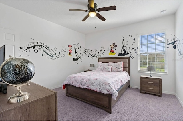 2231 Crofton Springs Ct, Davenport, FL 33837 - bedroom with carpet floors and a ceiling fan