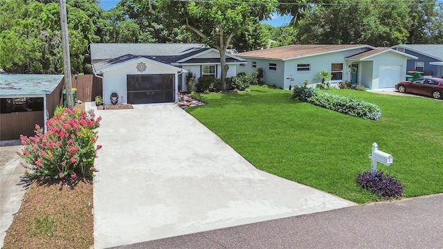 1203 Monterey Dr, Eustis, FL 32726 - ranch-style home with driveway, stucco siding, and a garage