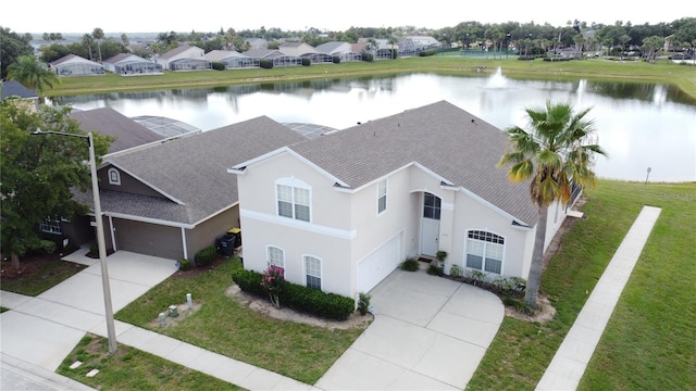 344 Bloomingdale Dr, Davenport, FL 33897 - aerial view of residential area with a nearby body of water