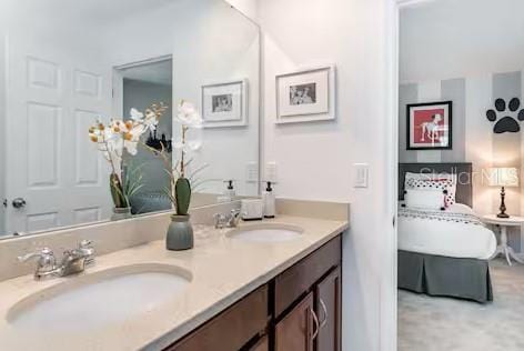 8937 Amelia Downs Trl, Kissimmee, FL 34747 - full bathroom featuring double vanity