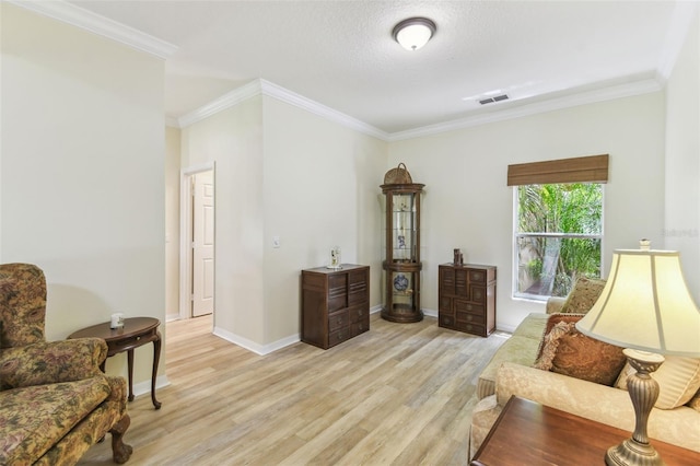 217 Sorrento Rd, Poinciana, FL 34759 - living area with light wood finished floors and crown molding