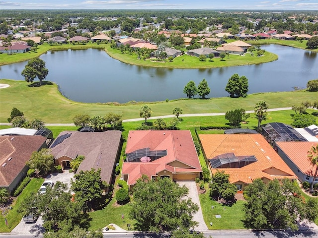 217 Sorrento Rd, Poinciana, FL 34759 - aerial view of residential area with a large body of water