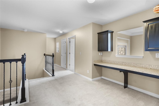 12353 Hammock Hill Dr, Clermont, FL 34711 - unfurnished office featuring built in desk and light carpet
